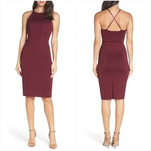 Chelsea28 Scuba Sheath Dress Size 8